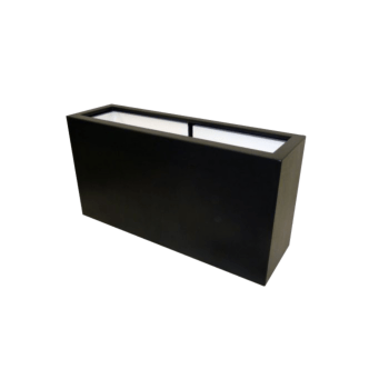 Kruka i polyester - Rektangel - 100 x 30 x 50 cm - Med botten