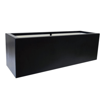 Kruka i polyester - Rektangel - 100 x 40 x 80 cm - Med botten