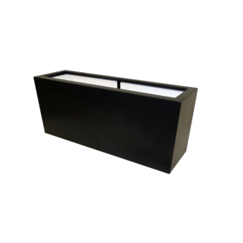 Kruka i polyester - Rektangel - 120 x 30 x 50 cm - Med botten