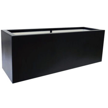 Kruka i polyester - Rektangel - 120 x 40 x 50 cm - Med botten