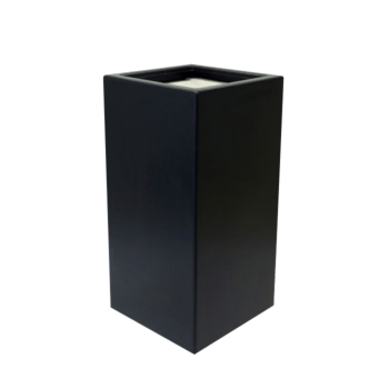 Kruka i polyester - Fyrkant - 40 x 40 x 80 cm - Med botten