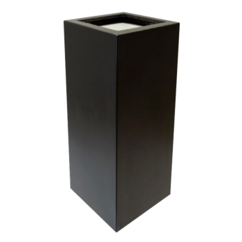Kruka i polyester - Fyrkant - 50 x 50 x 120 cm - Med botten
