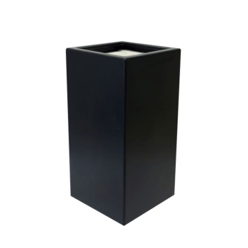 Kruka i polyester - Fyrkant - 50 x 50 x 80 cm - Med botten