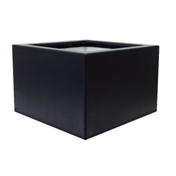 Kruka i polyester - Fyrkant - 60 x 60 x 40 cm - Med botten