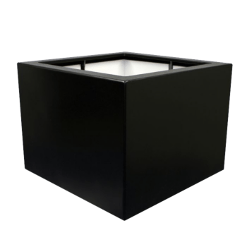 Kruka i polyester - Fyrkant - 80 x 80 x 40 cm - Med botten