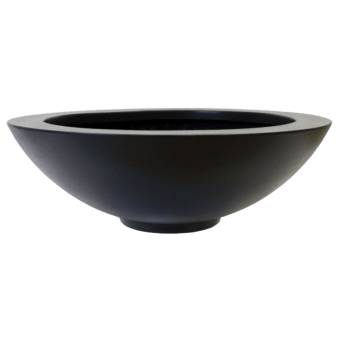 Kruka i polyester - Skål - Ø 120 x 40 cm - Med botten