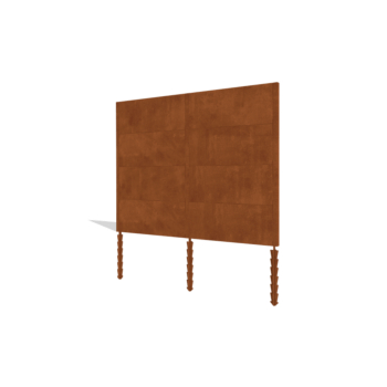 Staket i cortenstål H4 komplett set 258 cm