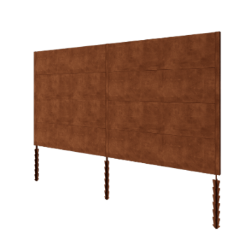 Staket i cortenstål H4 komplett set 378 cm