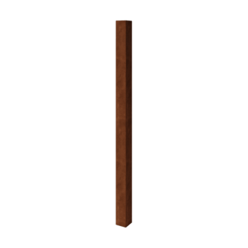 Staketstolpe i cortenstål 200 cm