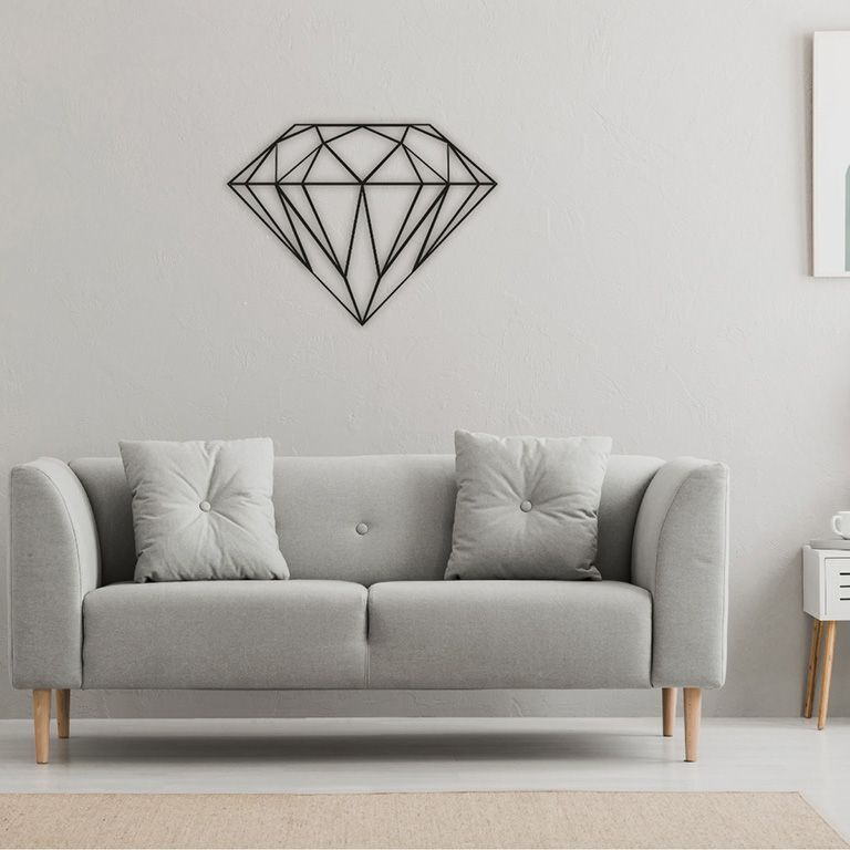 Diamant Väggdekoration av metall *OP=OP