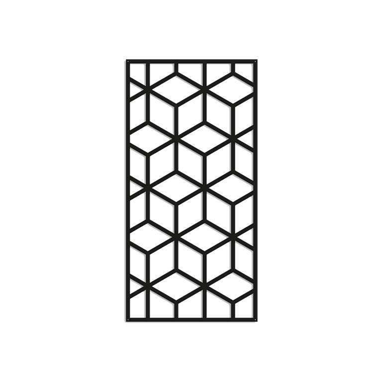 Geometriska figurer Väggdekoration i metall 2.0