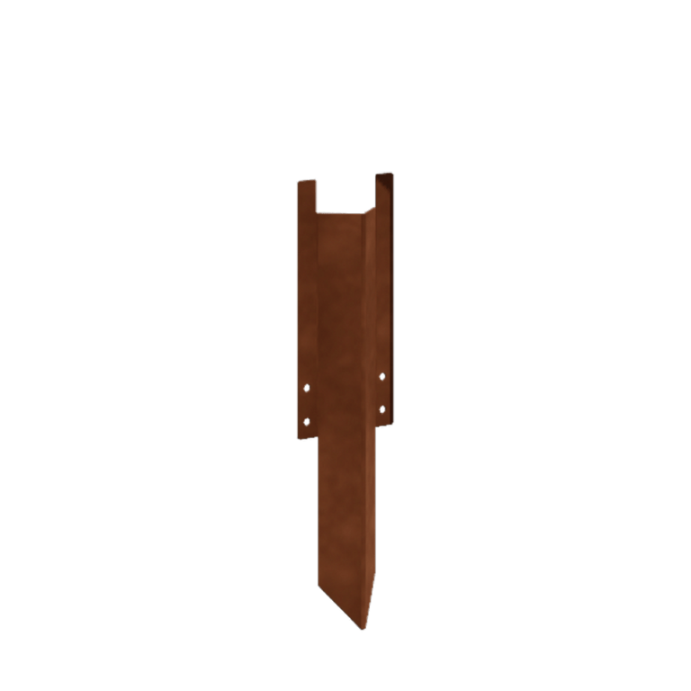Jordankare medel cortenstål 22 - 25 cm