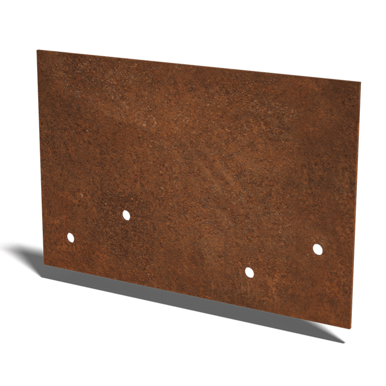 Kopplingsbeslag rak cortenstål medium 22 - 25 cm