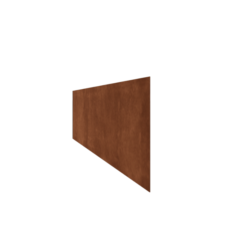Trädgårdskant rak cortenstål 37,5 cm (längd 240 cm)