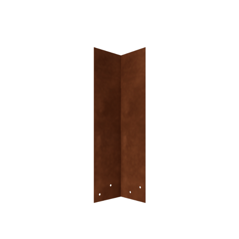 Kopplingsbeslag cortenstål 90º hög XL 45 cm