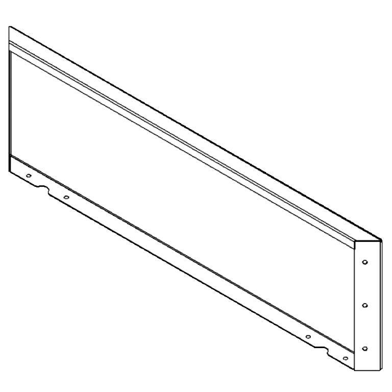 Skärmvägg i cortenstål 30 x 100 cm Skärmvägg i cortenstål 30 x 100 cm