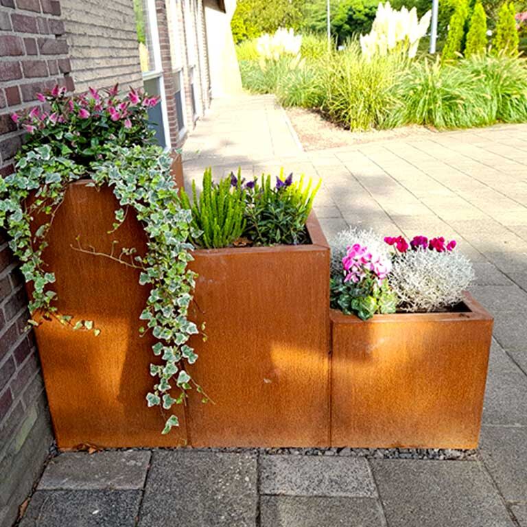 Kruka i cortenstål Miami special III 40