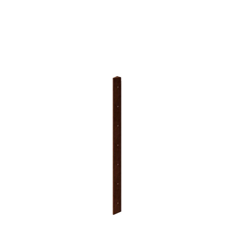 Kruka i cortenstål - Hörnstycke 30° - 70 cm