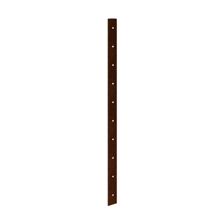 Kruka i cortenstål - Hörnstycke 45° - 100 cm