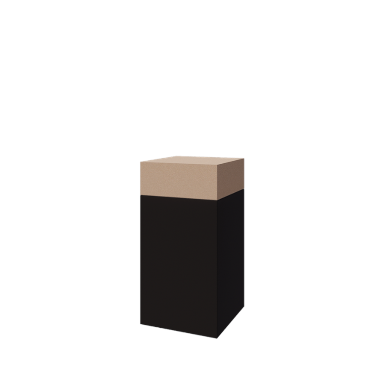 Krukor set South Carolina svart & sand look 50 x 50 x 100 cm