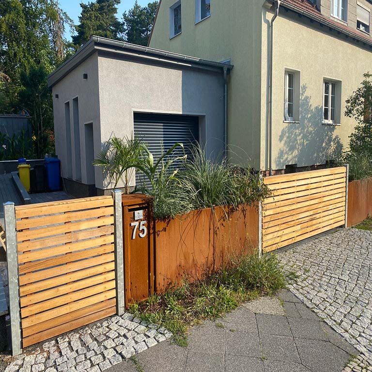 Brevlåda i cortenstål Arizona Typ S