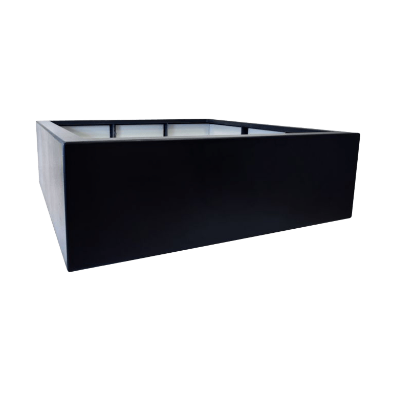 Kruka i polyester - Fyrkant - 200 x 200 x 60 cm - Med botten