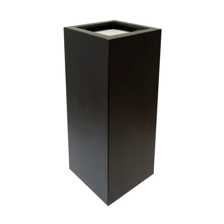 Kruka i polyester - Fyrkant - 50 x 50 x 120 cm - Med botten
