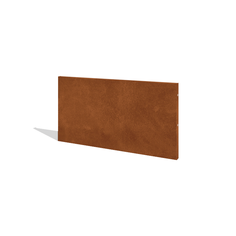 Staket i cortenstål H panel 120 x 63,3 cm