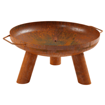 Eldfat cortenstål Louisiana 68 x 58 x 28 cm