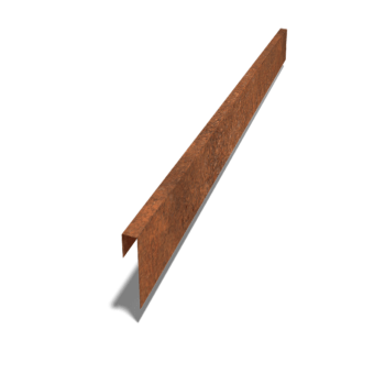 U-profiler i cortenstål 15 x 5 x 5 cm (längd 240 cm)