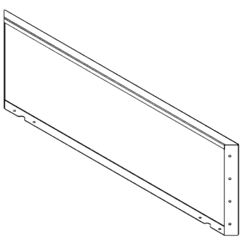 Skärmvägg i cortenstål 40 x 120 cm