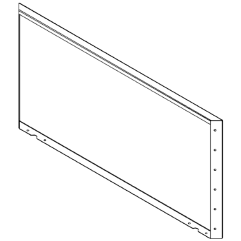 Skärmvägg i cortenstål 60 x 120 cm