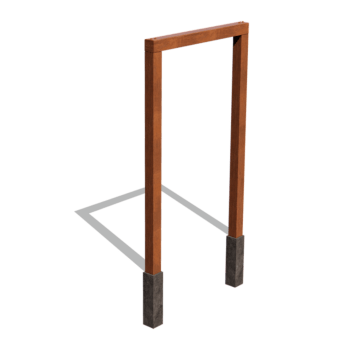 rak Pergola i cortenstål 150 cm