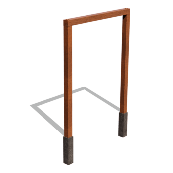 rak Pergola i cortenstål 200 cm
