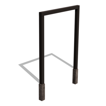 rak Pergola i pulverlackerat stål 200 cm