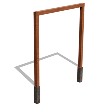 rak Pergola i cortenstål 250 cm