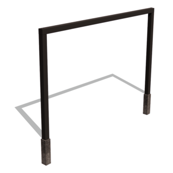 rak Pergola i pulverlackerat stål 400 cm