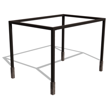 Konstruktion pergolafirkant i pulverlackerat stål 424 x 300 cm