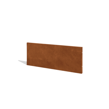 Staket i cortenstål H panel 120 x 47,5 cm