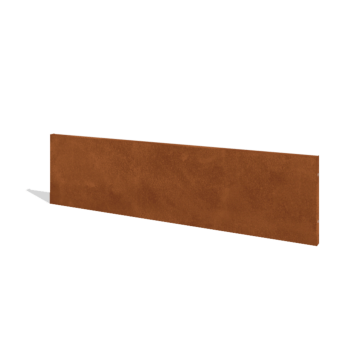 Staket i cortenstål H panel 180 x 47,5 cm