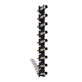 Vinställ i pulverlackerat stål Veneto 186 cm