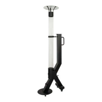 Pellet terrassvärmare - Rocket - Svart