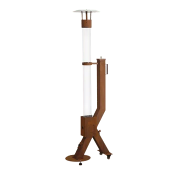 Pellet terrassvärmare - Rocket - Corten