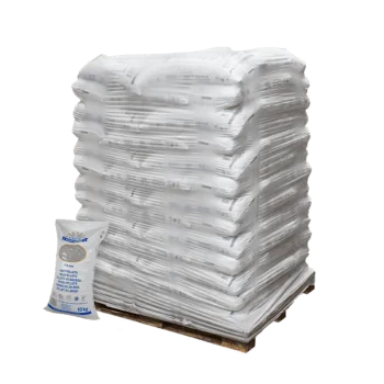 Pellet utomhusvärmare - Pall med träpellets