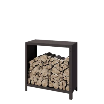 Vedställ i stål - Indiana - 100 x 40 x 100 cm - RAL7016 matt (antracitgrå)