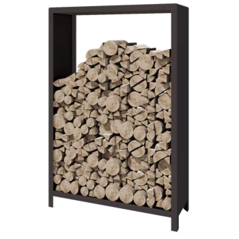 Vedställ i stål - Indiana - 120 x 40 x 180 cm - RAL7016 matt (antracitgrå)