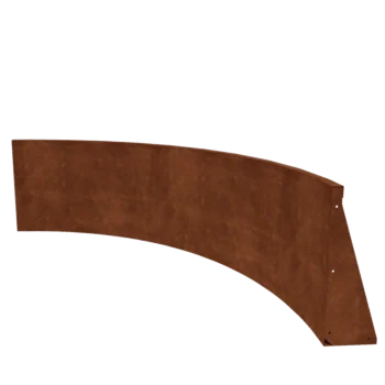 Stödmur i cortenstål - Innerkurva - 150 x 150 x 60 cm