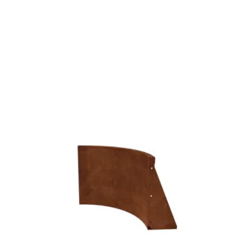 Stödmur i cortenstål - Innerkurva - 50 x 50 x 50 cm