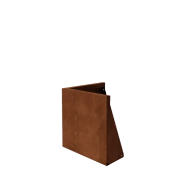 Stödmur i cortenstål - Ytterhörn - 50 x 50 x 50 cm