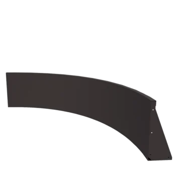 Stödmur i stål - Ytterkurva - 150 x 150 x 50 cm - Annan RAL-färg